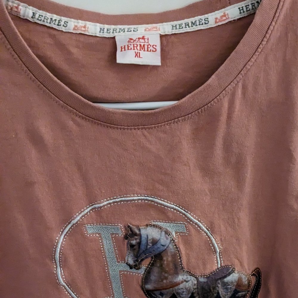 Authentic Hermes Paris women's t-shirt